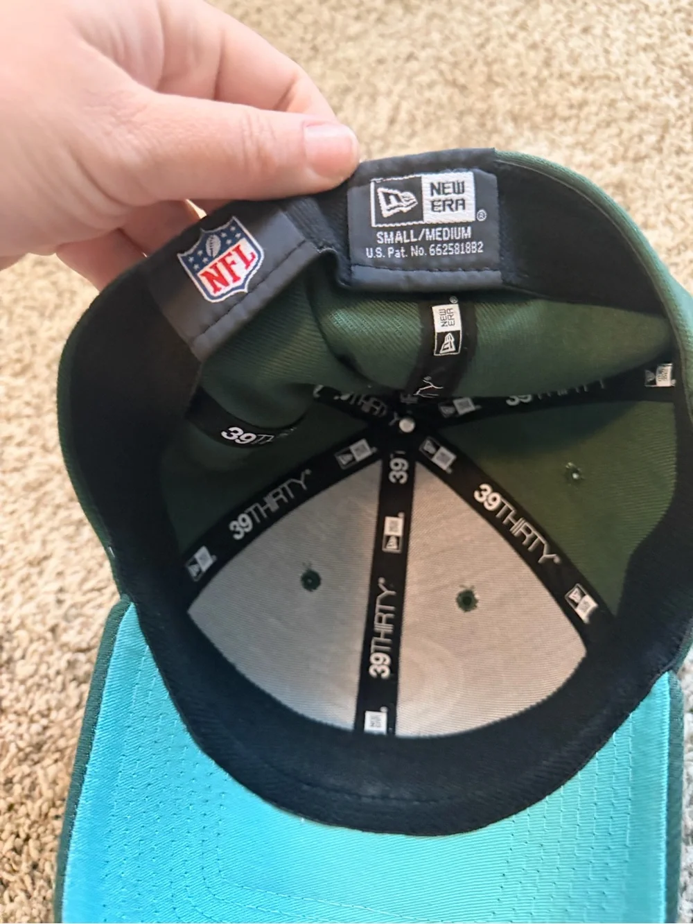 New Era Green Green Bay Packers Curved Brim Hat